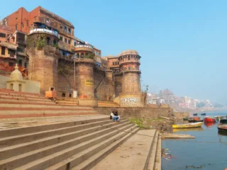 sankatha ghat varanasi ganges river india dec uttar pradesh holiest seven sacred cities 54808294